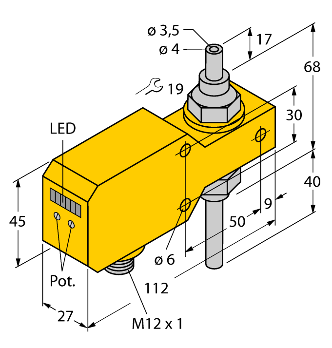 德国TURCK图尔克流量传感器FCI-TCD04A4P-ARX-H1140