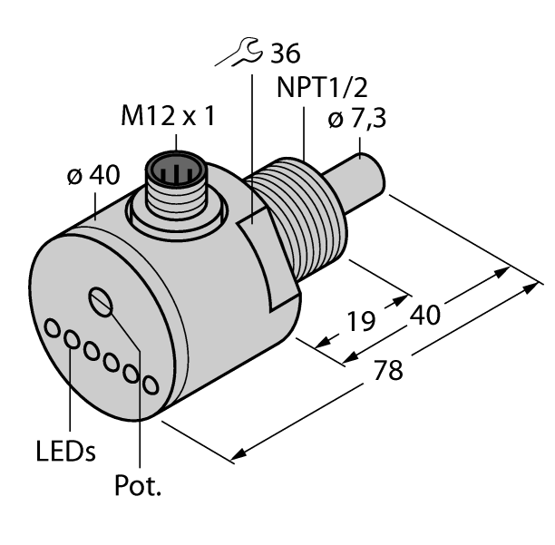 德国TURCK图尔克流量传感器FCS-N1/2A4-AP8X-H1141