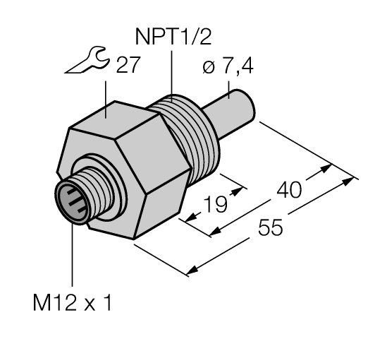 德国TURCK图尔克流量传感器FCS-N1/2A4-NA