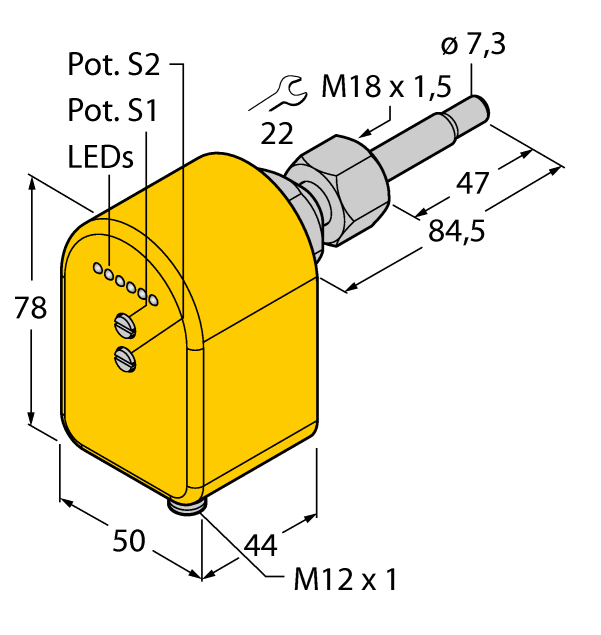 德国TURCK图尔克流量传感器FTCST-A4P-2ARX/115VAC
