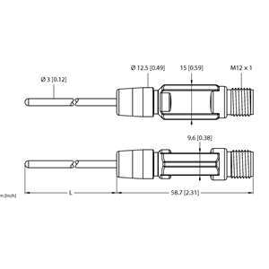 德国TURCK图尔克温度传感器TTM050C-203A-CF-LIUPN-H1140-L100