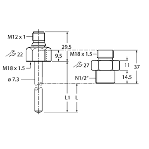 德国TURCK图尔克流量传感器FP100-300L-34-NA-H1141