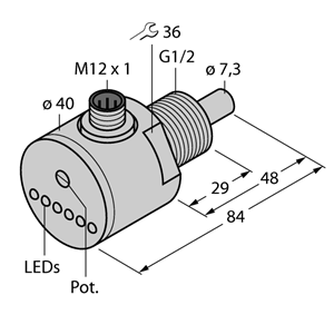 德国TURCK图尔克流量传感器FCS-GL1/2A4-AP8X-H1141