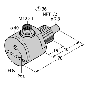 德国TURCK图尔克流量传感器FCS-N1/2A4-AP8X-H1141