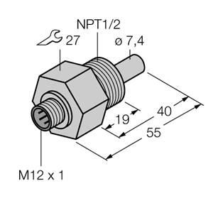 德国TURCK图尔克流量传感器FCS-N1/2A4-NA
