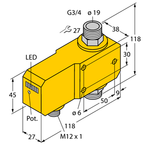德国TURCK图尔克流量传感器FCI-D20A4P-AP8X-H1141