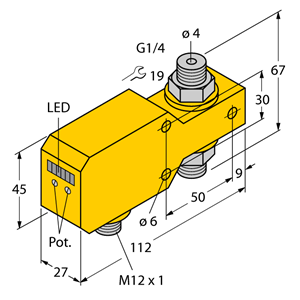 德国TURCK图尔克流量传感器FCI-D04A4P-LIX-H1141