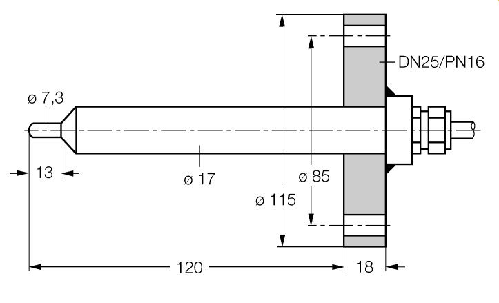 德国TURCK图尔克流量传感器FCS-DN25A4-NAEX0/L140