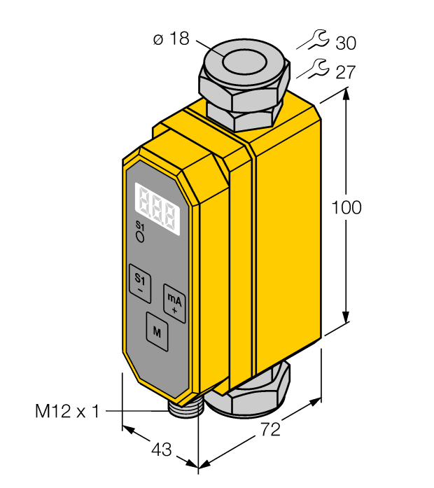德国TURCK图尔克流量传感器FTCI-18D15A4P-LI-UP8X-H1141