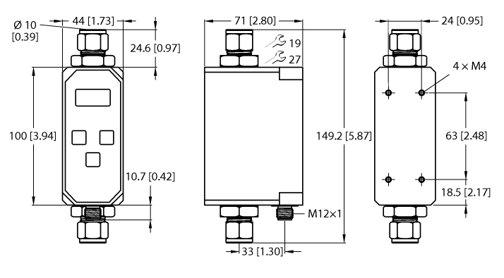 德国TURCK图尔克流量传感器FTCI-10D10A4P-2LIX-H1141