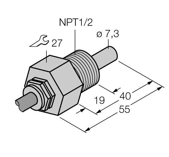 德国TURCK图尔克流量传感器FCS-N1/2A4-NAEX-H1141