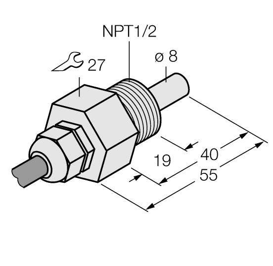德国TURCK图尔克流量传感器FCS-N1/2T-NA