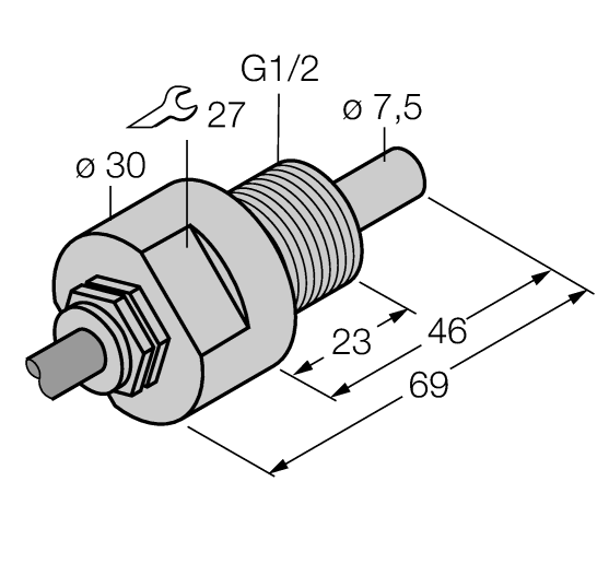 德国TURCK图尔克流量传感器FCS-GL1/2A4-NAEX/D500