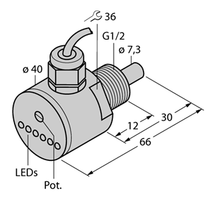 德国TURCK图尔克流量传感器FCS-G1/2DY-AP8X
