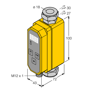 德国TURCK图尔克流量传感器FTCI-18D15A4P-2UP8X-H1141