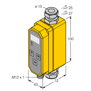 德国TURCK图尔克流量传感器FTCI-15D15A4P-LI-UP8X-H1141