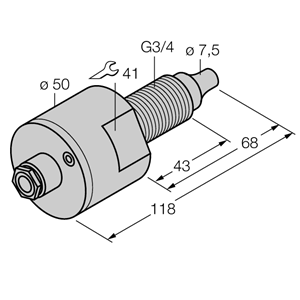 德国TURCK图尔克流量传感器FCS-GL3/4A4-NAEX0/D024