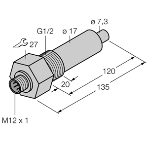 德国TURCK图尔克流量传感器FCS-G1/2A4-NA-H1141/L120