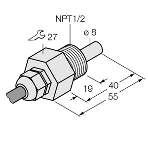 德国TURCK图尔克流量传感器FCS-N1/2T-NA