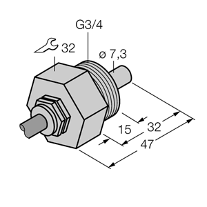 德国TURCK图尔克流量传感器FCS-G3/4A4-NAEX/D100