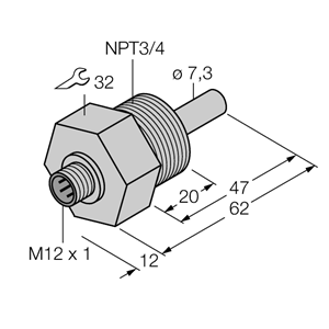 德国TURCK图尔克流量传感器FCS-N3/4A4-NA-H1141