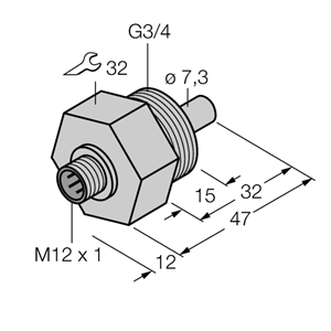 德国TURCK图尔克流量传感器FCS-G3/4A4-NAEX0-H1141