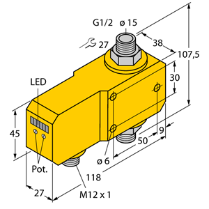德国TURCK图尔克流量传感器FCI-D15A4P-LIX-H1141