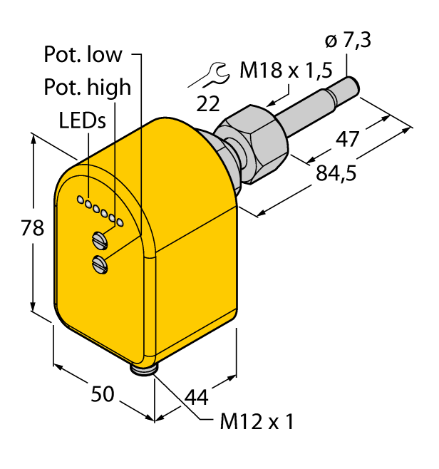 德国TURCK图尔克流量传感器FCST-A4P-LIX-H1141