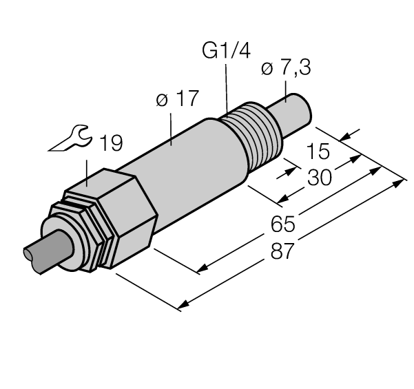 德国TURCK图尔克流量传感器FCS-G1/4A4-NAEX0/L065