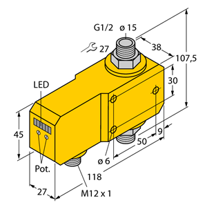 德国TURCK图尔克流量传感器FCI-D15A4P-LIX-H1141