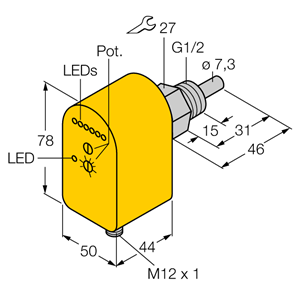 德国TURCK图尔克流量传感器FCS-G1/2A4P-LIX-H1141