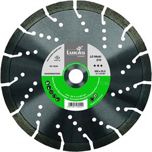 德国 LUKAS 卢卡斯 金刚石切割片 LD Multi S13 115x22,23x13