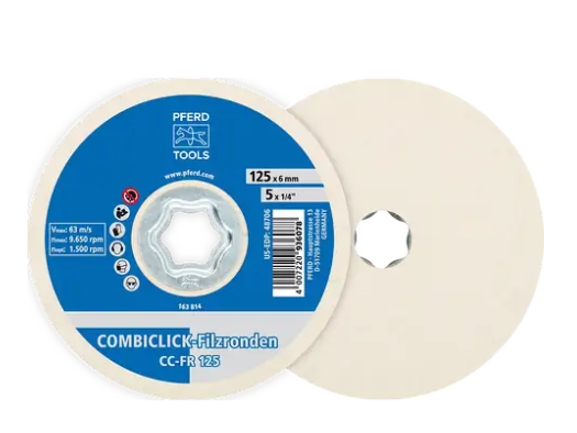 德国PFERD马圈COMBICLICK 毡盘 CC-FR 100